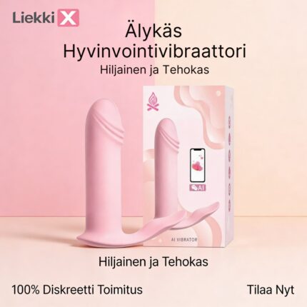 Etäohjattava vibraattori – ergonominen malli (tuotekuva)