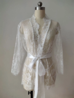 LiekkiX Lace Kimono White