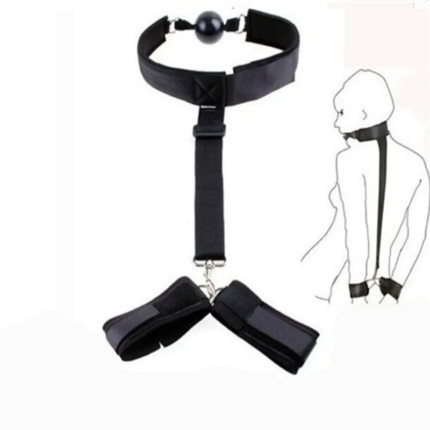 LiekkiX Nylon Collar with Wrist Cuffs