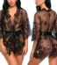 LiekkiX Lace Kimono Black